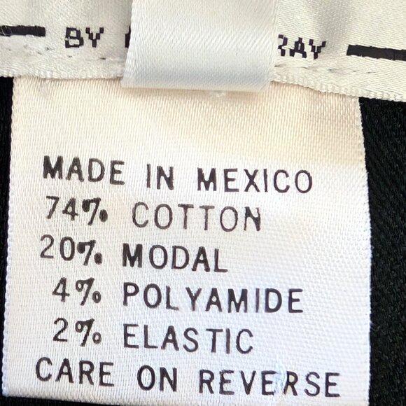 St John Sport Vintage Womens Sz 12 Black Sparkle Velour Straight Wide Leg Pants - Picture 10 of 11